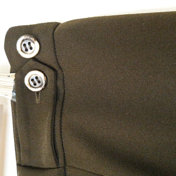 Harve Benard Dark Green Slacks Trousers Dress Pants Careerwear Like New sz 6 - Picture 5 of 8